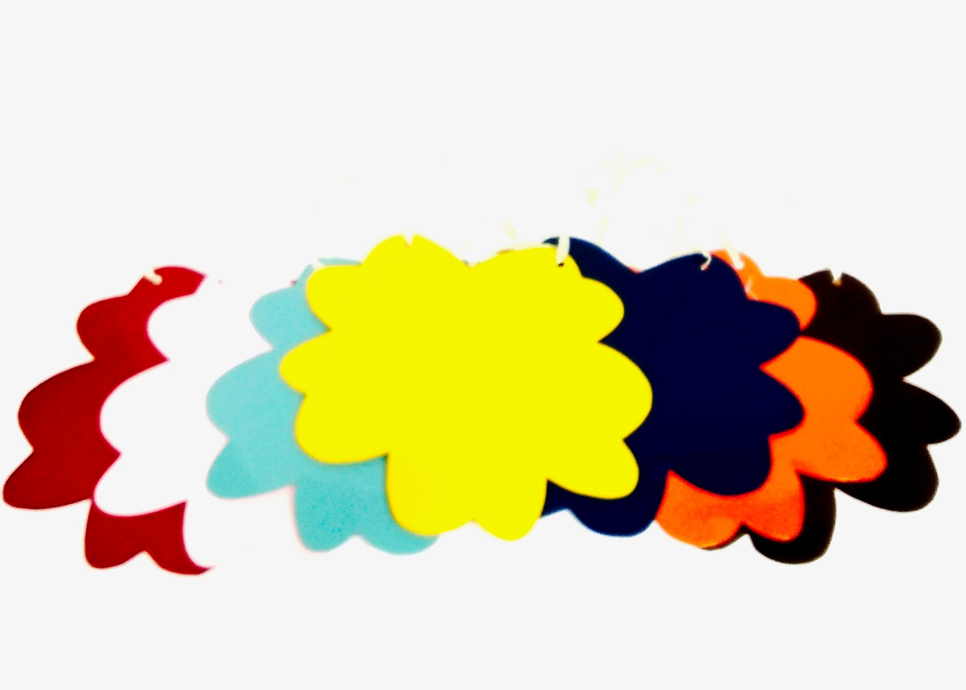 (image for) Hanging Enamel Mangetic Flower - Asst