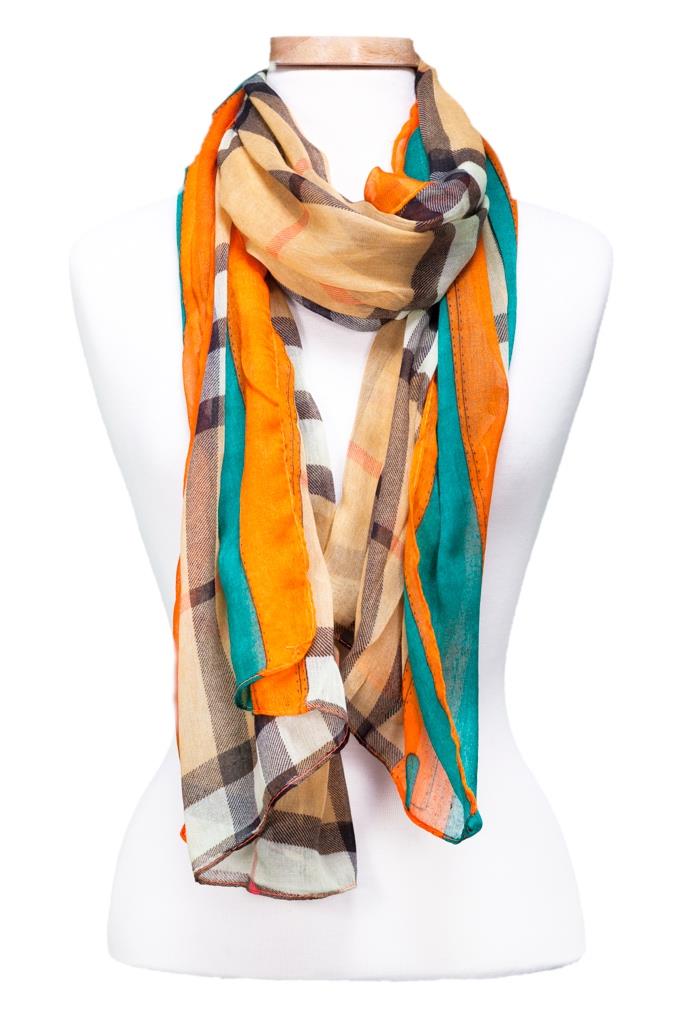 (image for) Block Scarf asst*