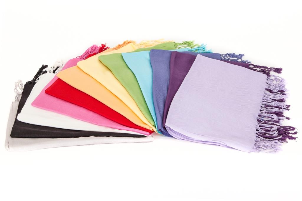 Solid Viscose Twill Pashmina Scarf Asst (image for) Solid Viscose Twill Pashmina Scarf Asst