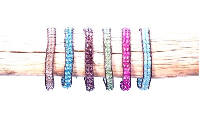 Crystal Wrap Bracelet Asst (image for) Crystal Wrap Bracelet Asst