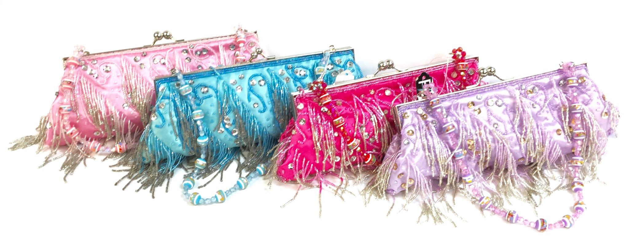 (image for) 10x3 Beaded Evening Bag Asst
