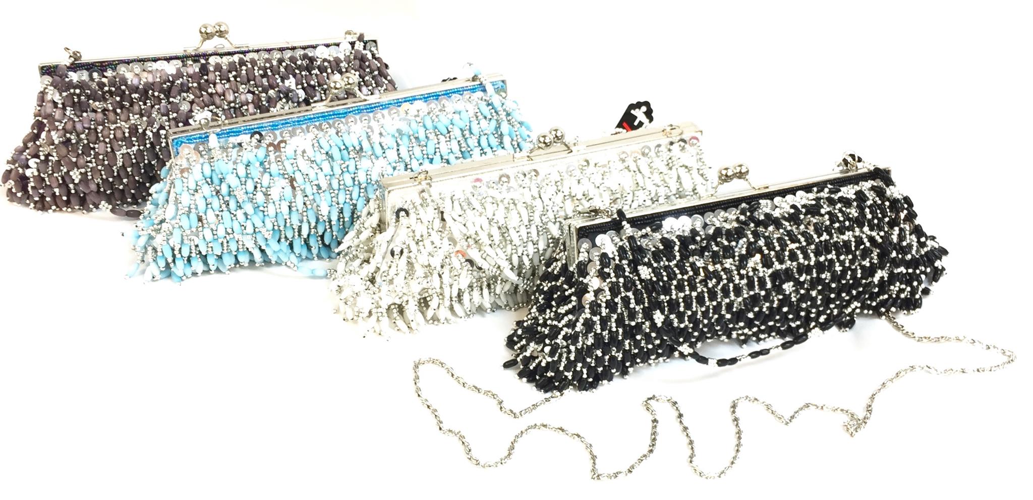 (image for) 10x4 Beaded Evening Clutch Asst