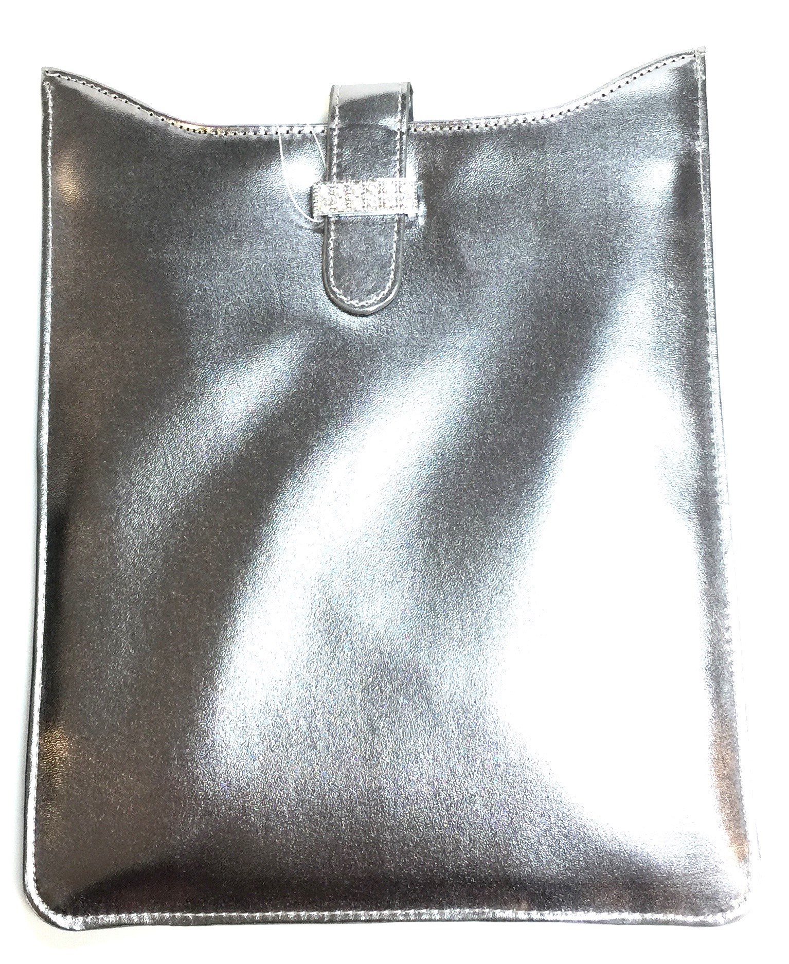 Silver Faux Leather Tablet Case