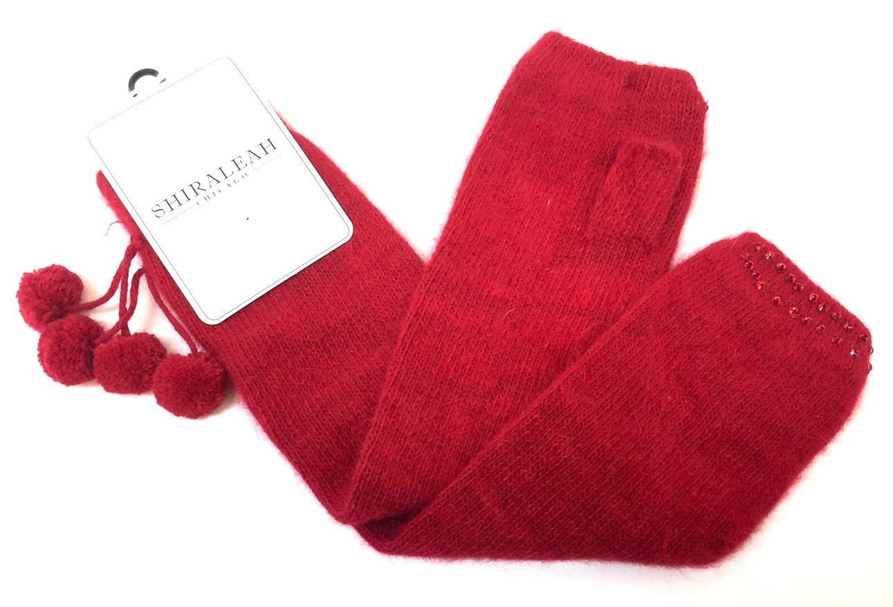 Red Amelia Fingerless Glove (image for) Red Amelia Fingerless Glove