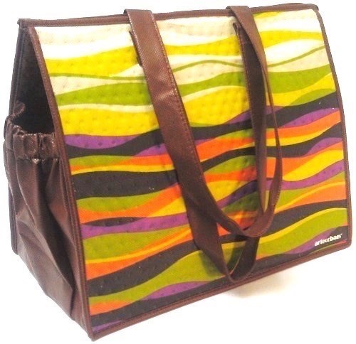 (image for) Double Wine Bag Insulated - Ocean Waves