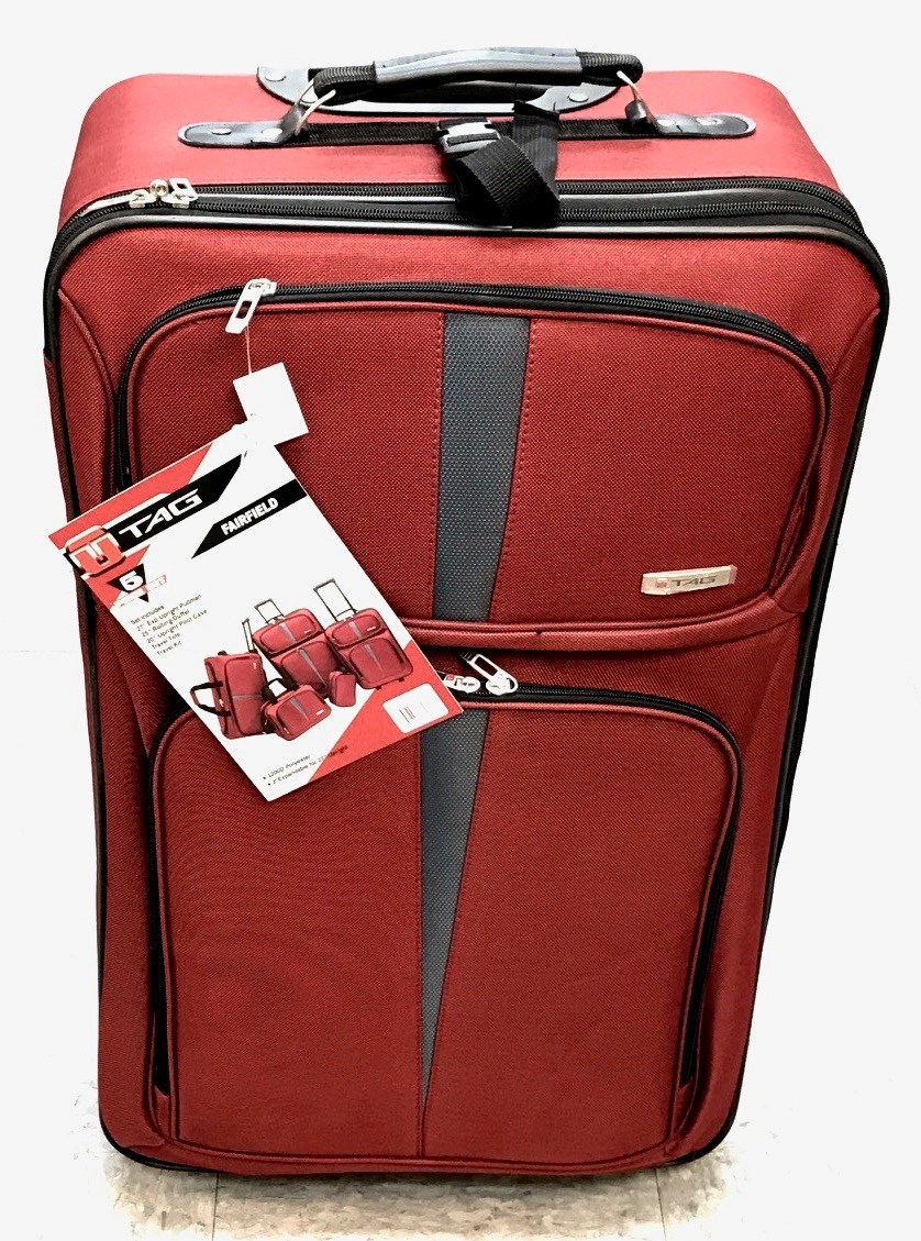 (image for) 5 Pc Luggage Set Red