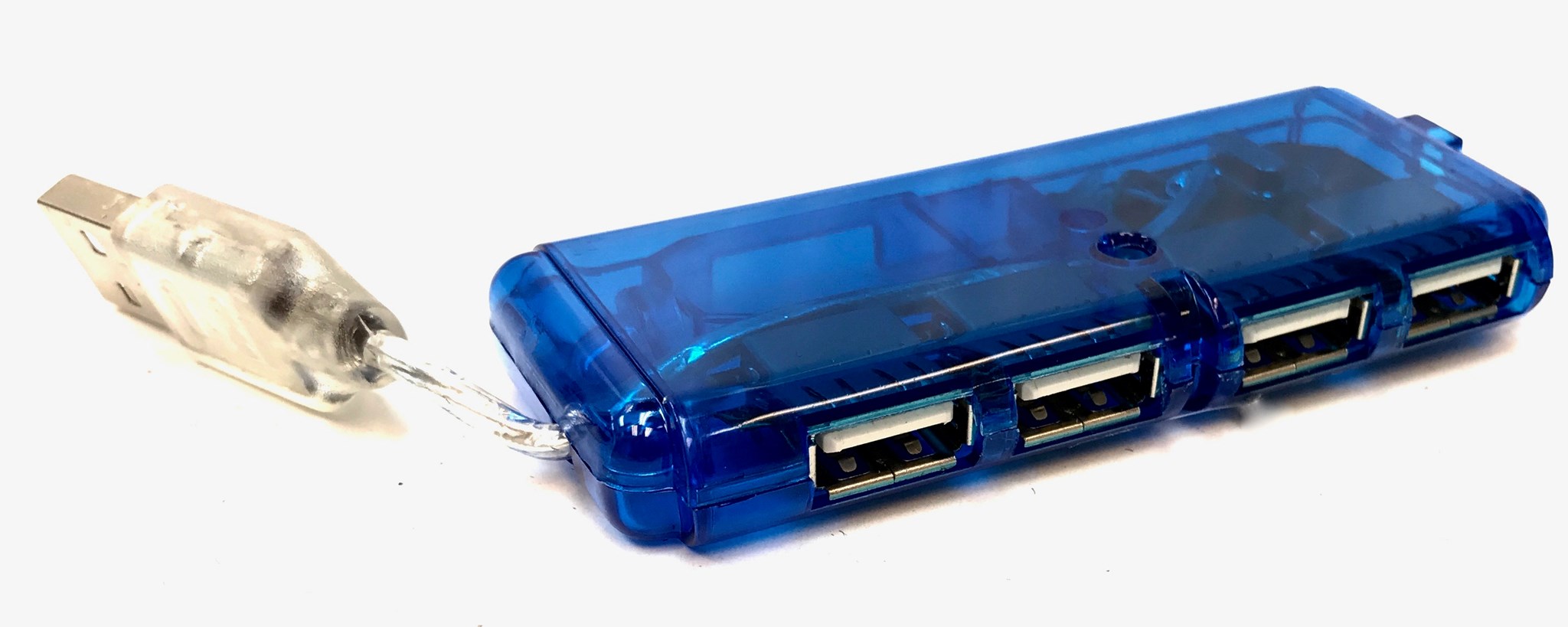 (image for) USB 4 Port Hub Blue
