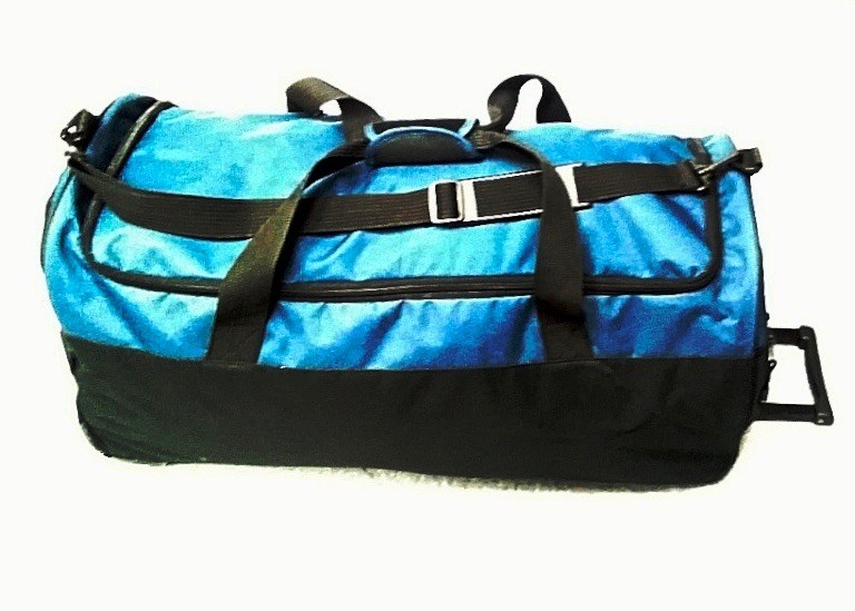 (image for) (0019529) (119206) Wheeled Duffle - Blue/Black