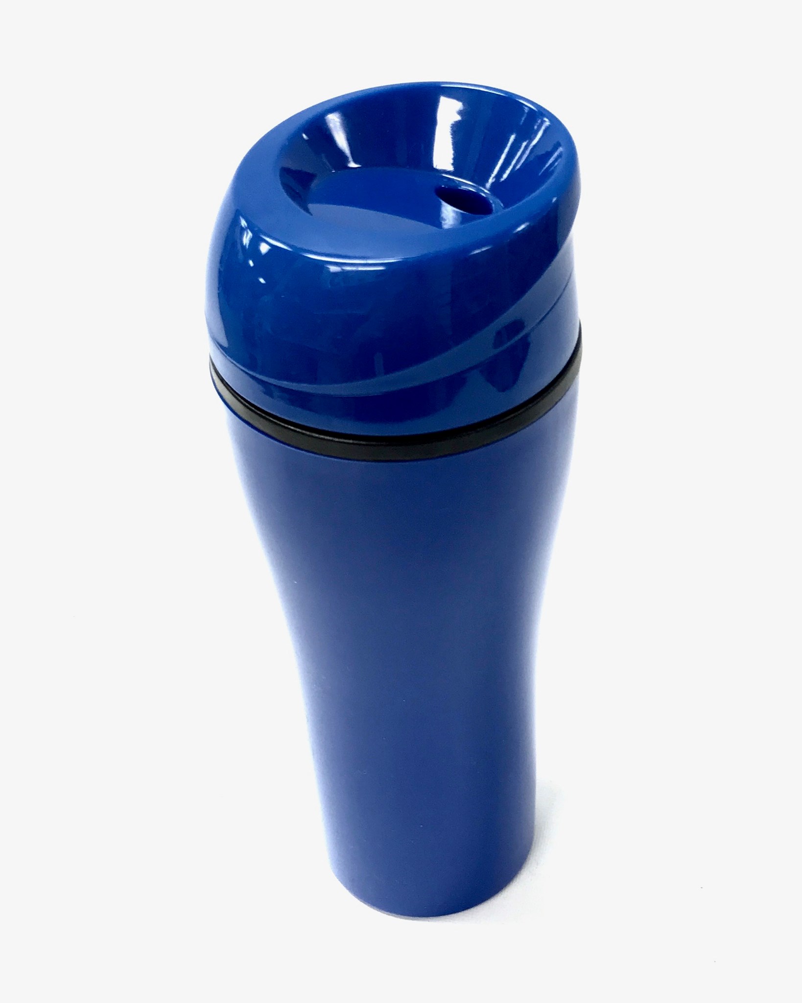 (image for) (0017526) Acrylic Tumber With Sliding Lid 15 Oz - Blue/Blue