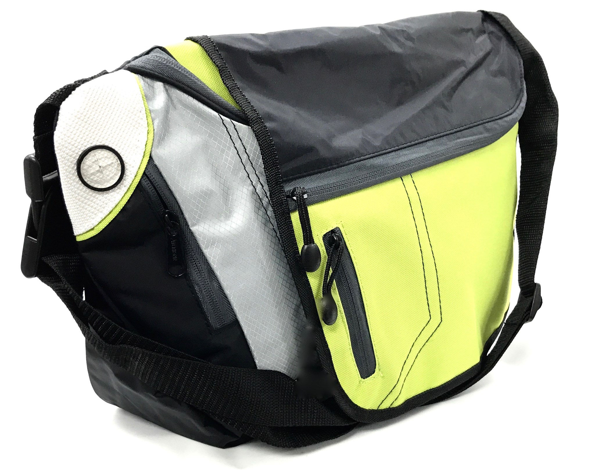 (image for) (0016362) Fast Lane Convertible Messenger Bag - Apple Green