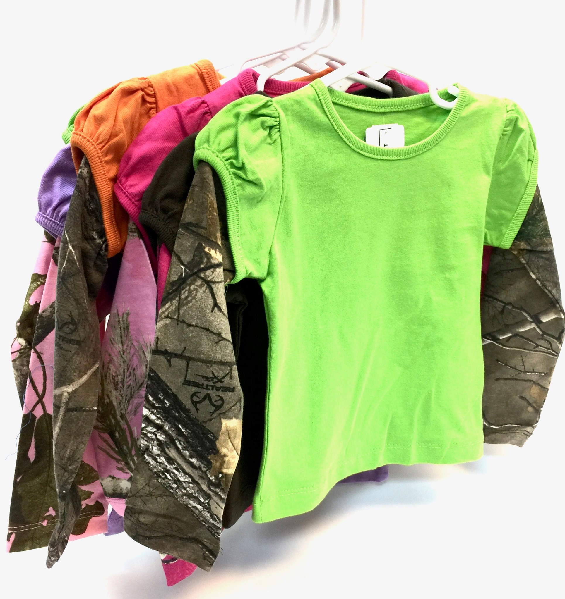 2Fer Puffy Long Sleeve Tee Asst - Toddler