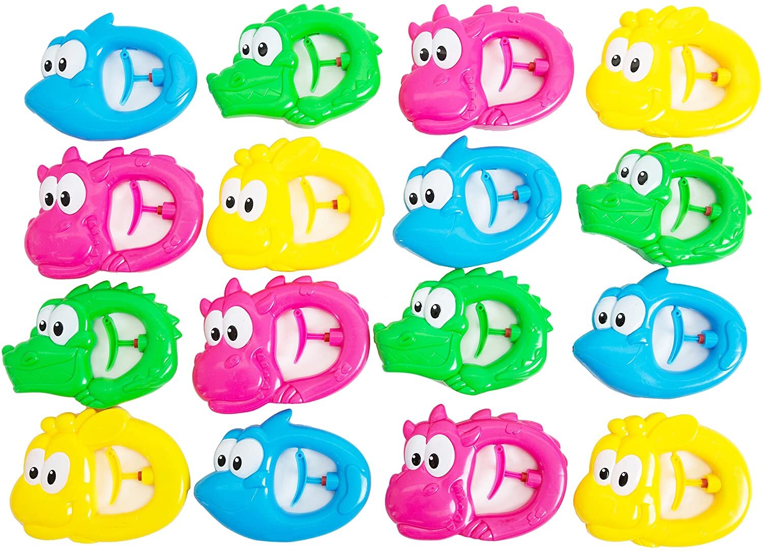 16 Pc Pack Animal Squirters