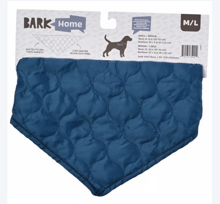 (image for) Quilted Dapper Dog Bandana S/M