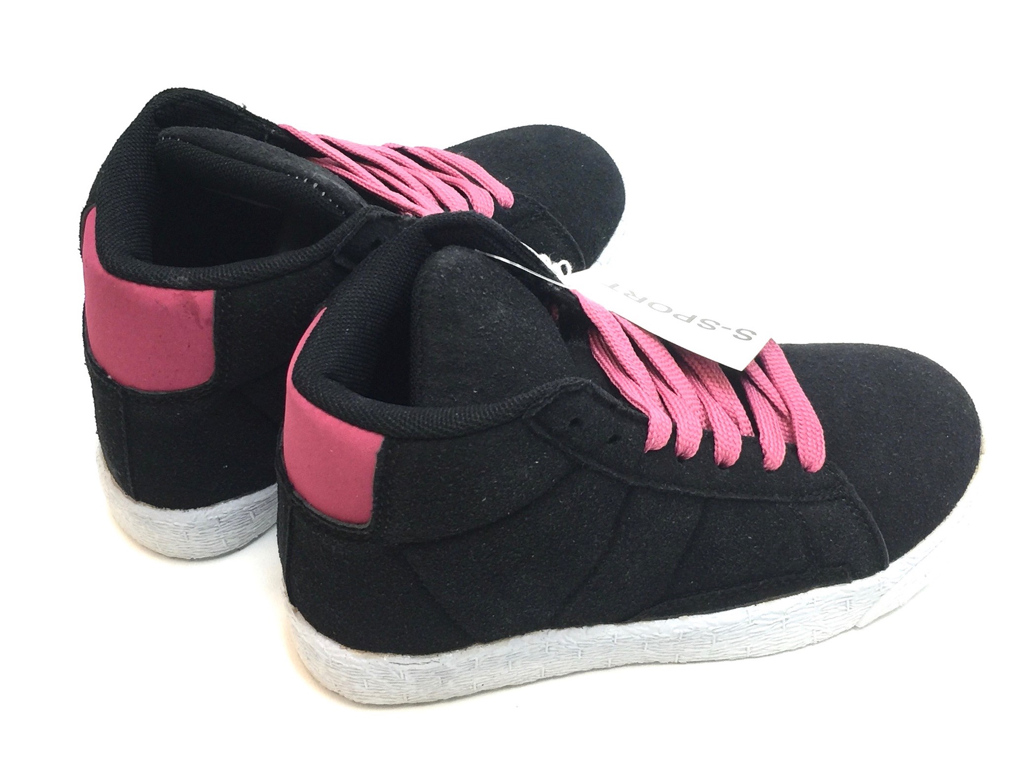 (image for) Kids  Hightop Sneaker Black/Pink
