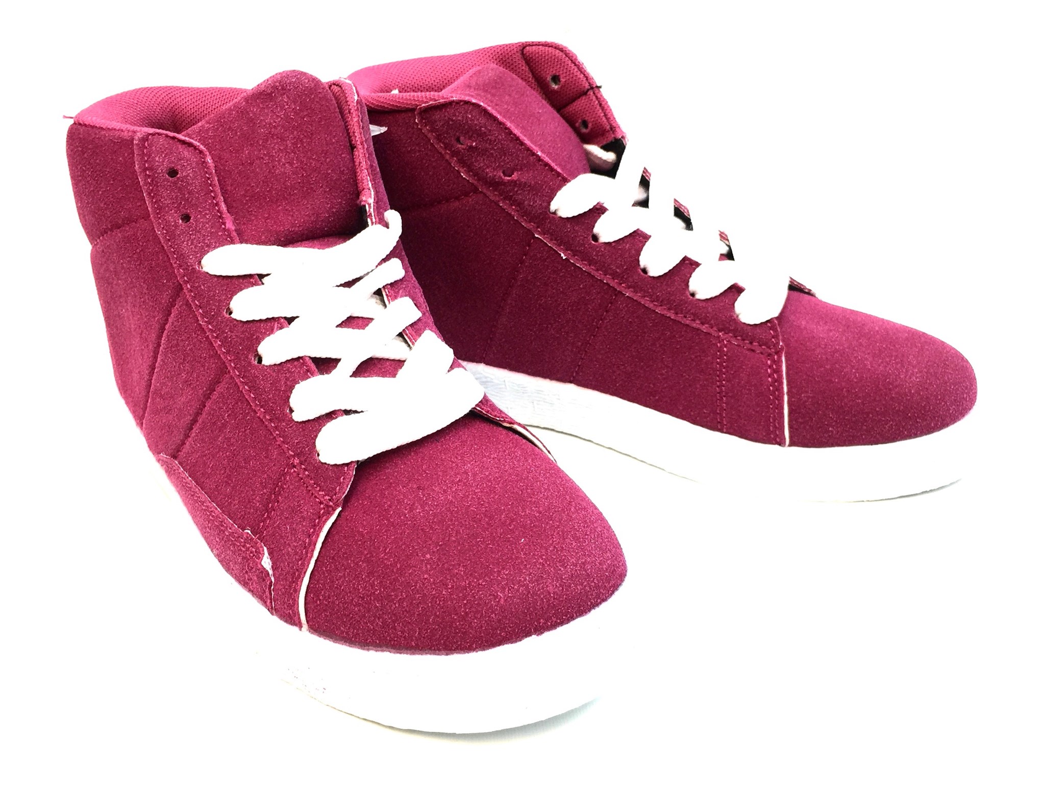 (image for) Kids Hightop Sneaker Fuscia/White
