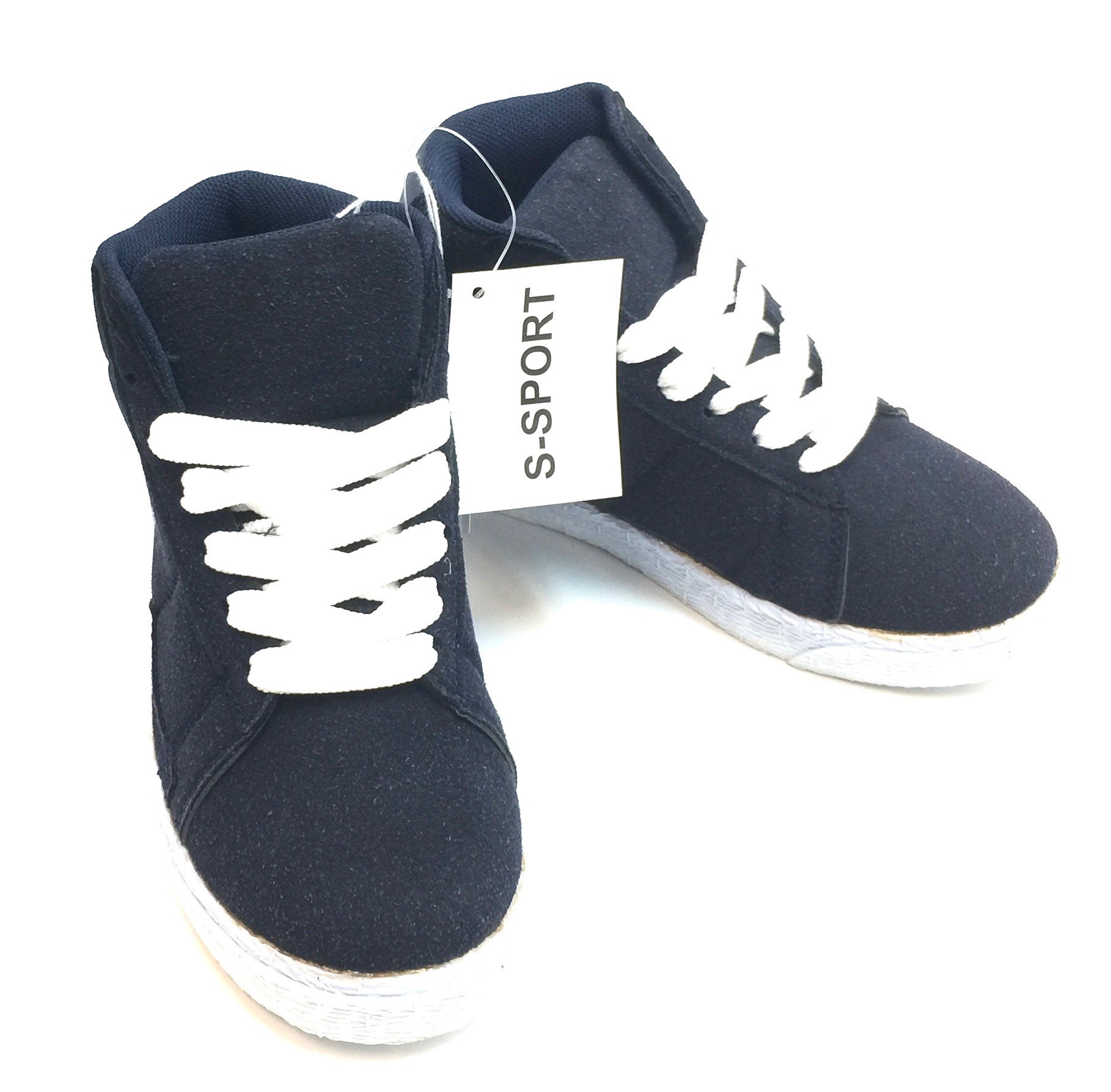 (image for) Womens Hightop Sneaker Navy/White