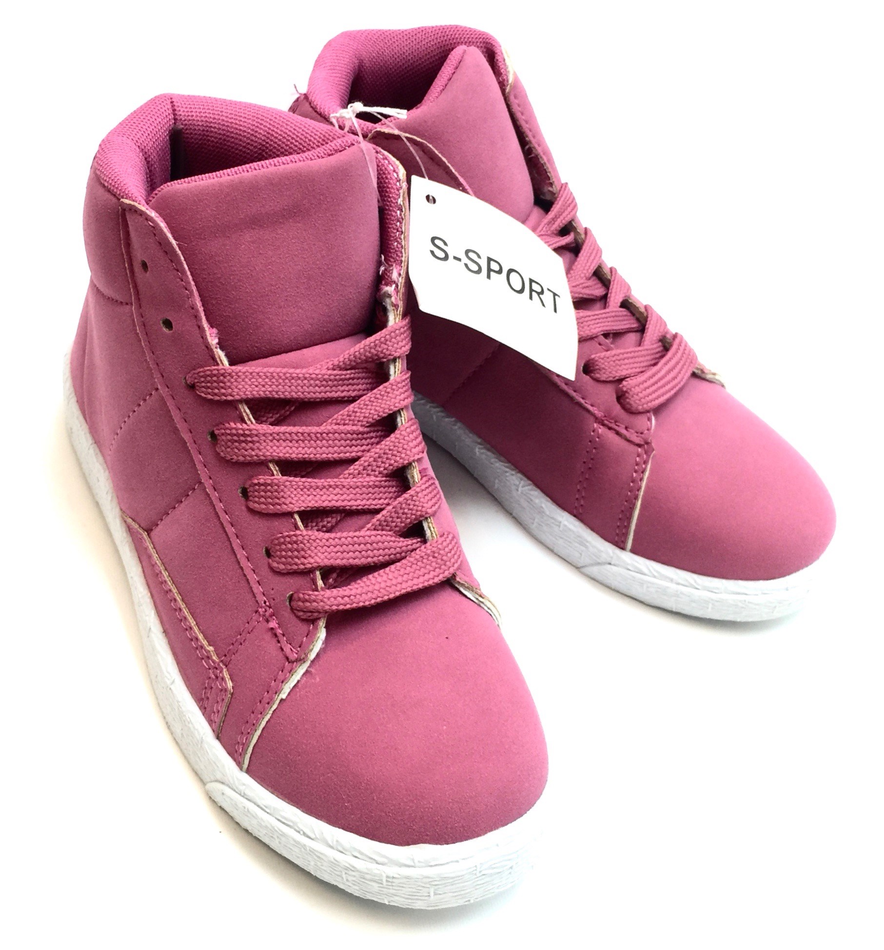 (image for) Womens Hightop Sneaker Pink/White