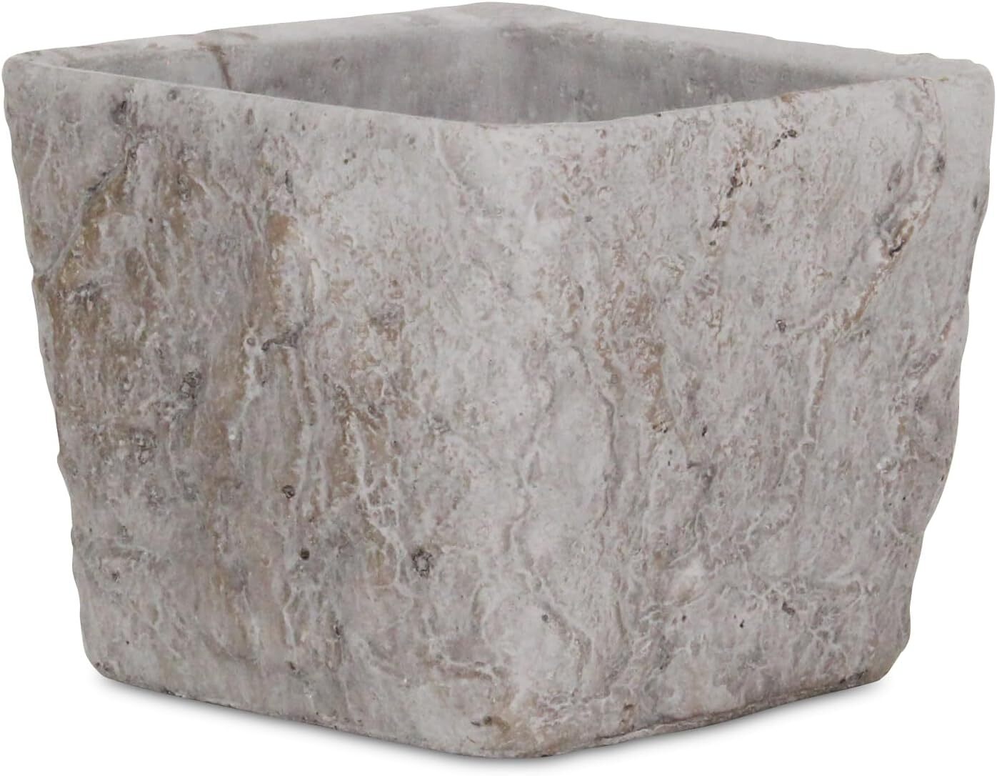 Square Concrete Planter - Large (image for) Square Concrete Planter - Large