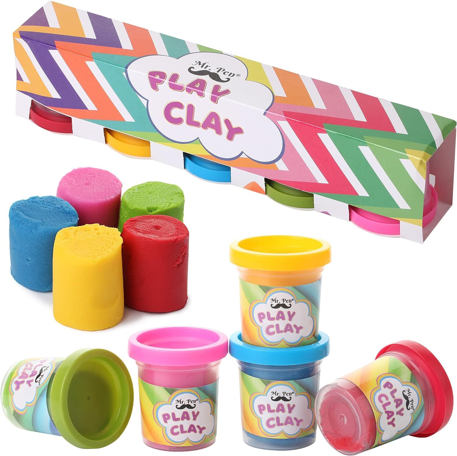 (image for) 5 Pack Play Clay Dough