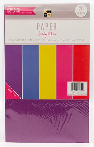 (image for) 8.5x14 Brights Paper Pad