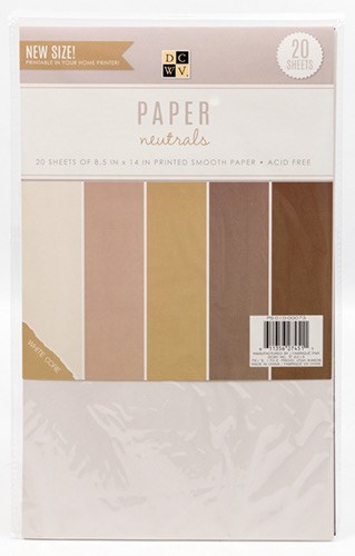 (image for) 8.5x14 Neutrals Paper Pad
