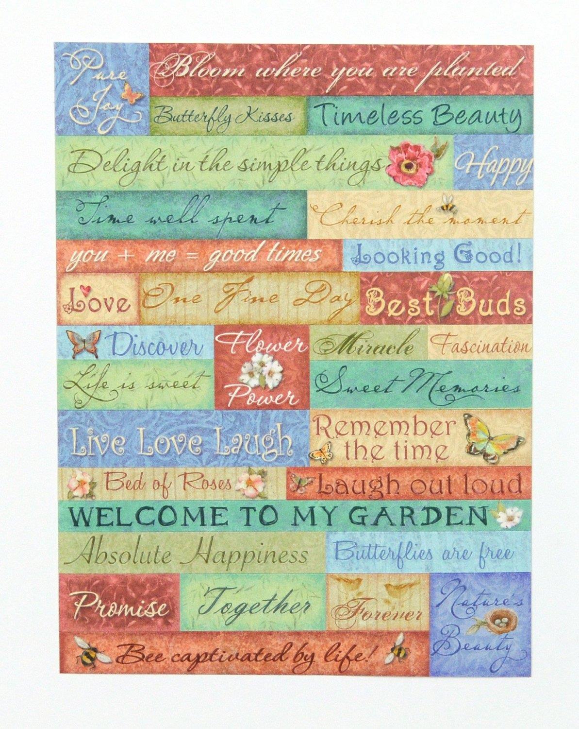(image for) KCO Stickers Embossed Words SW Nature