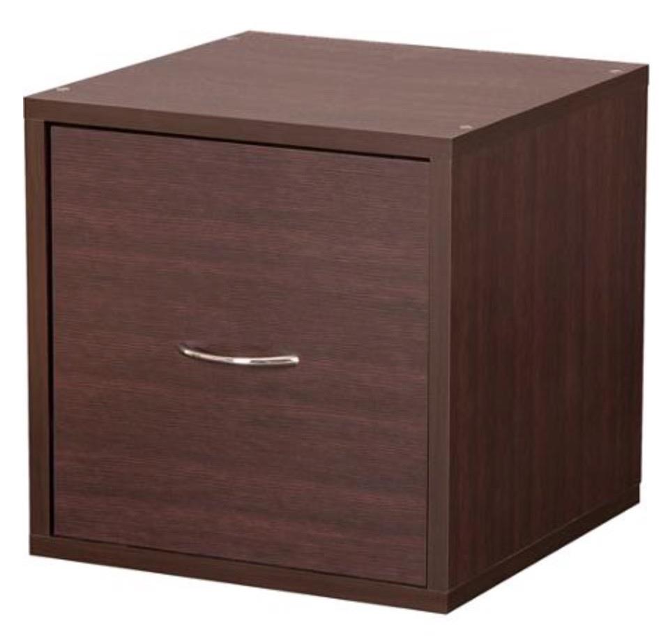 (image for) 15" 1 Drawer Cube Espresso