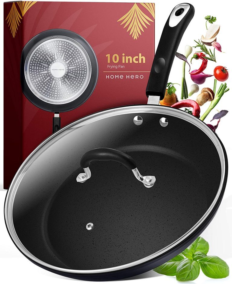 (image for) (12864) 10" Fry Pan W/Glass Lid - Black
