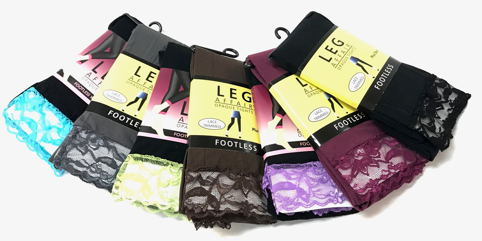 Adult Footless Tights Asst