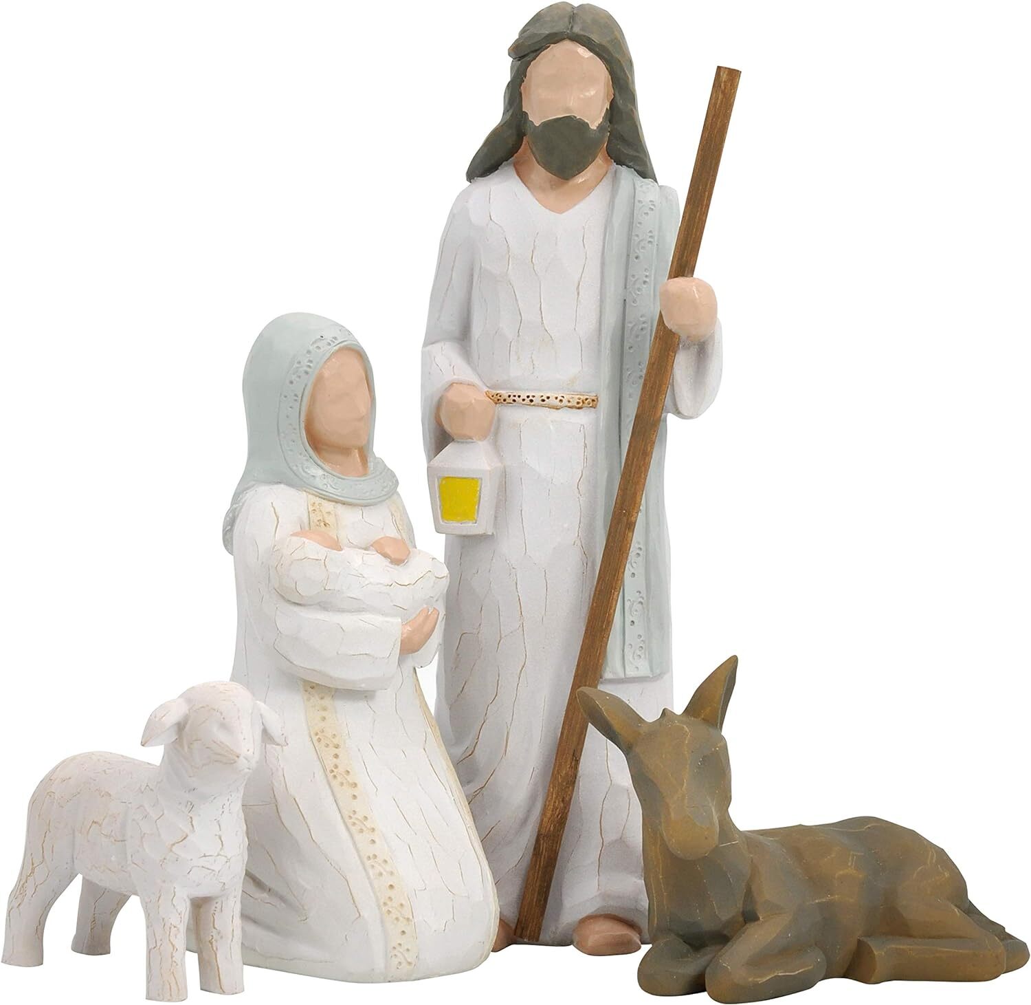 (image for) Sculpted Christmas Story Nativity Set