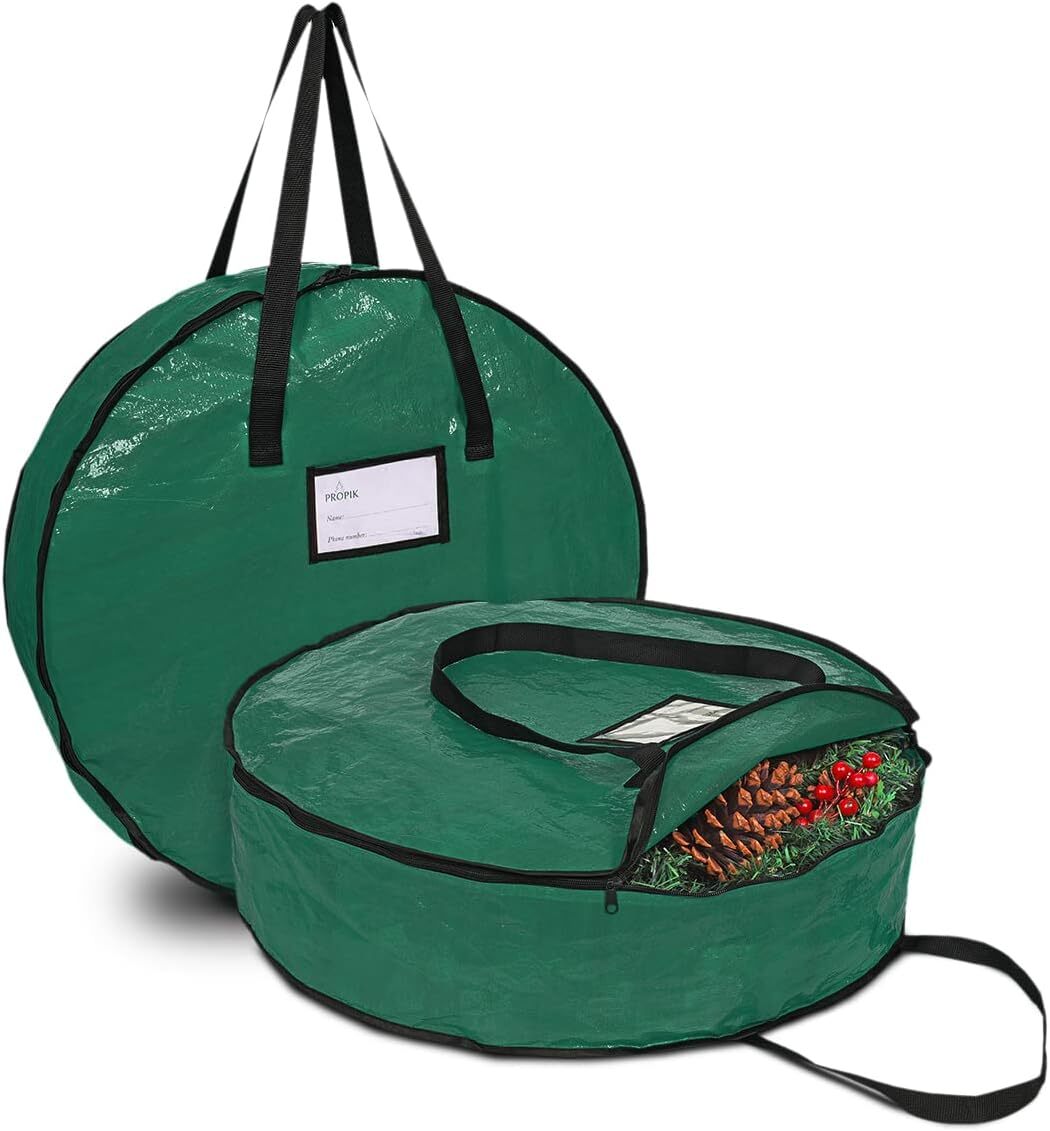 (image for) 2PK 30" Christmas Wreath Oxford Storage Bag