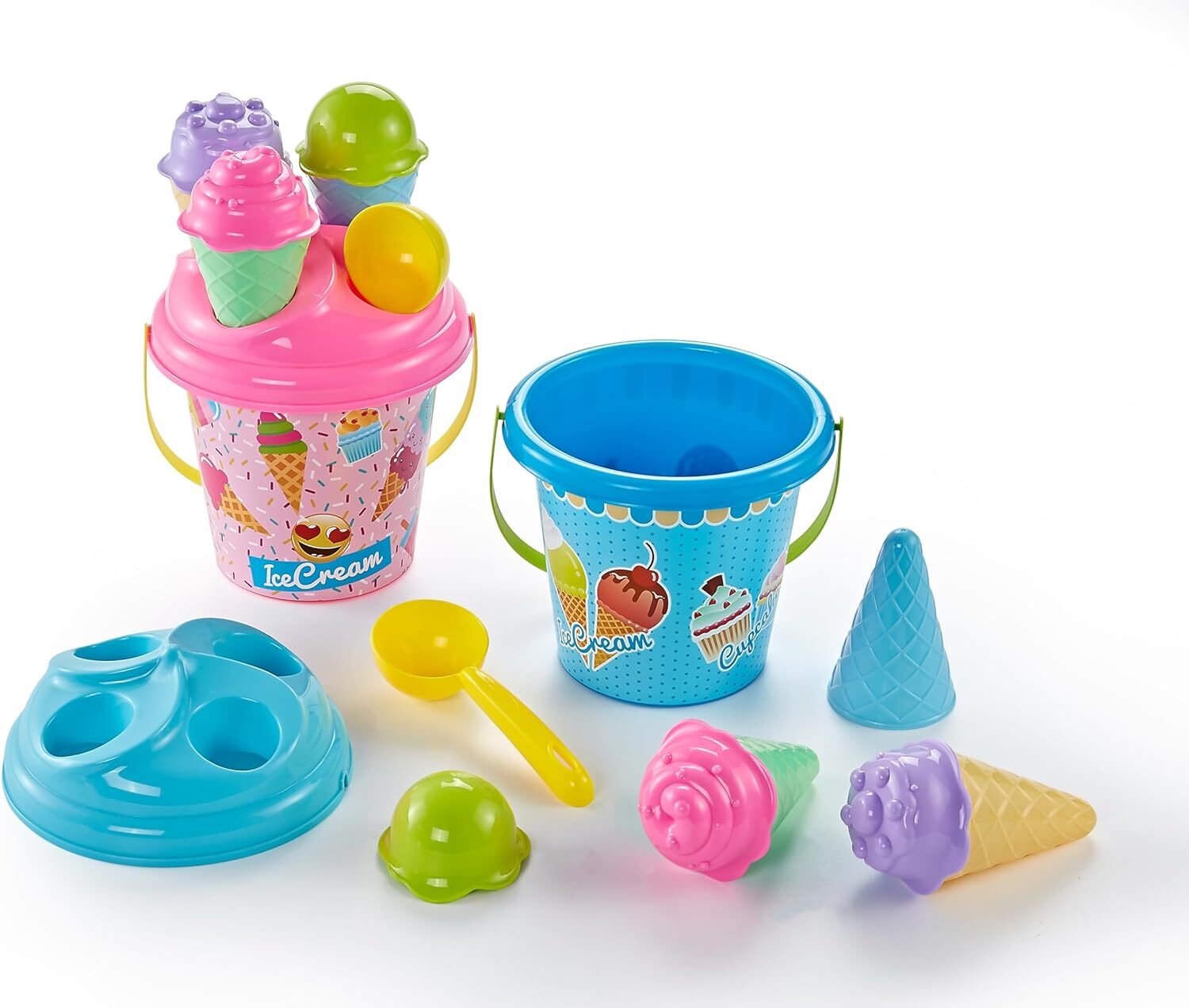 (image for) Ice Cream Mold Beach Toys with Mesh Bag