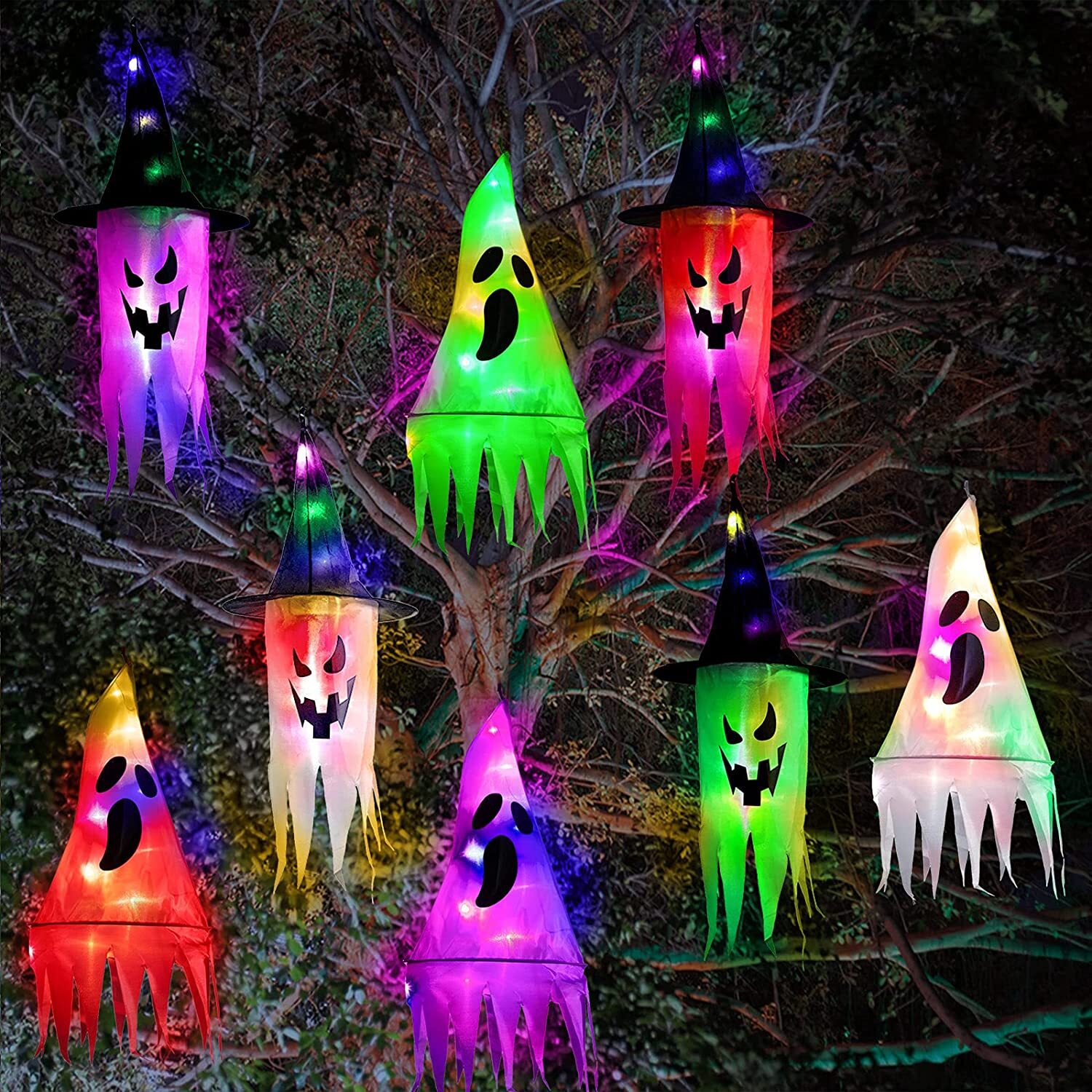 (image for) 12 Piece B/O Ghost String Lights