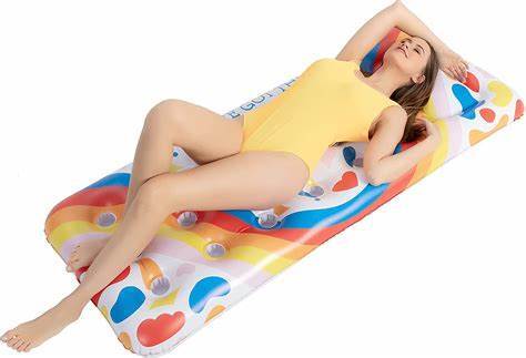 (image for) 64" Long Magical Rainbow Lounger