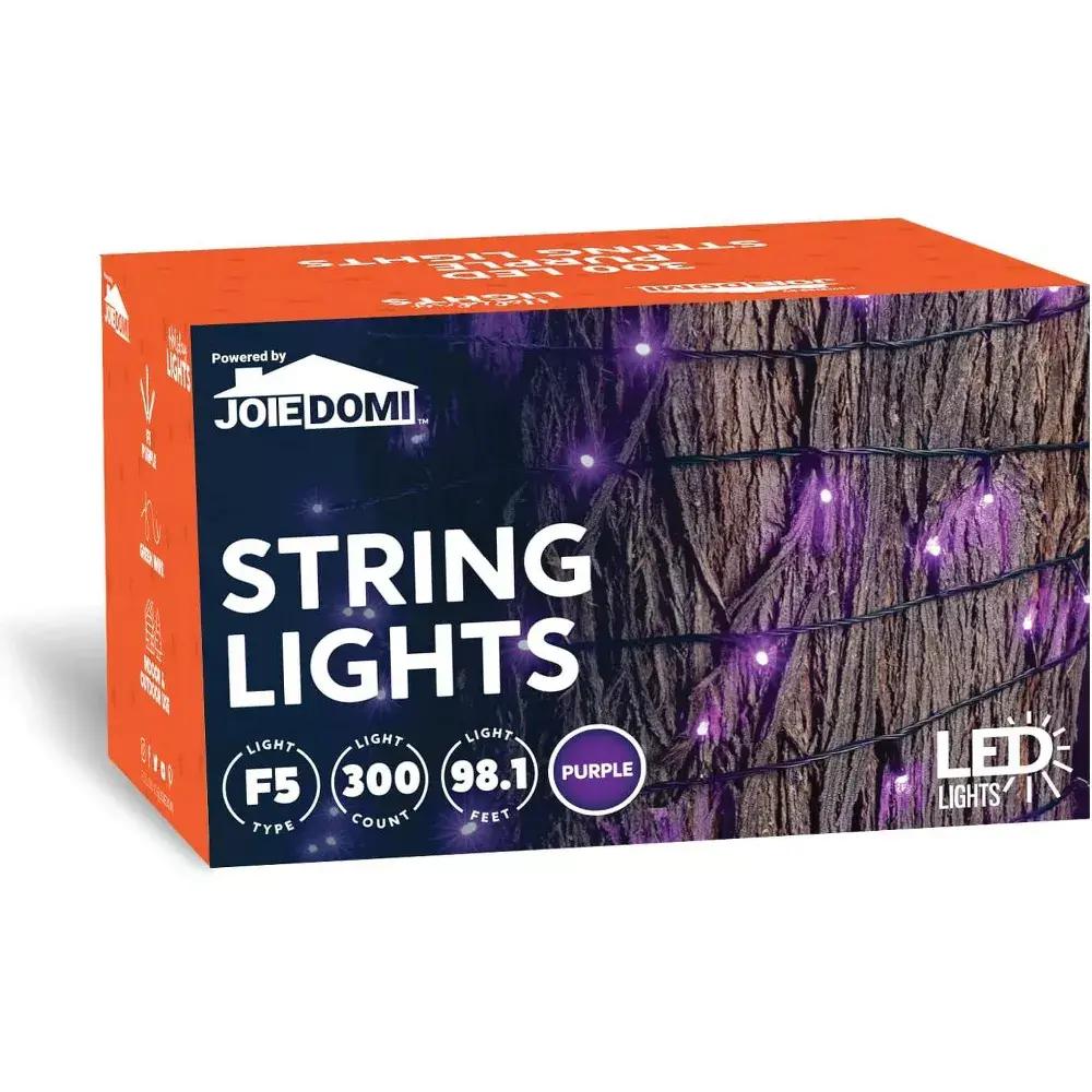 200 LED Purple String Lights