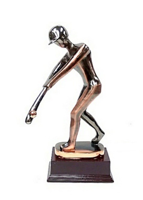 (image for) Baseball Player Statue