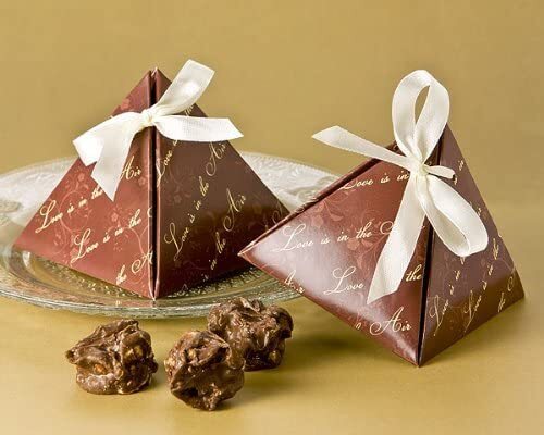 (image for) Love Is In The Air Pyramid Favor Box Set/24