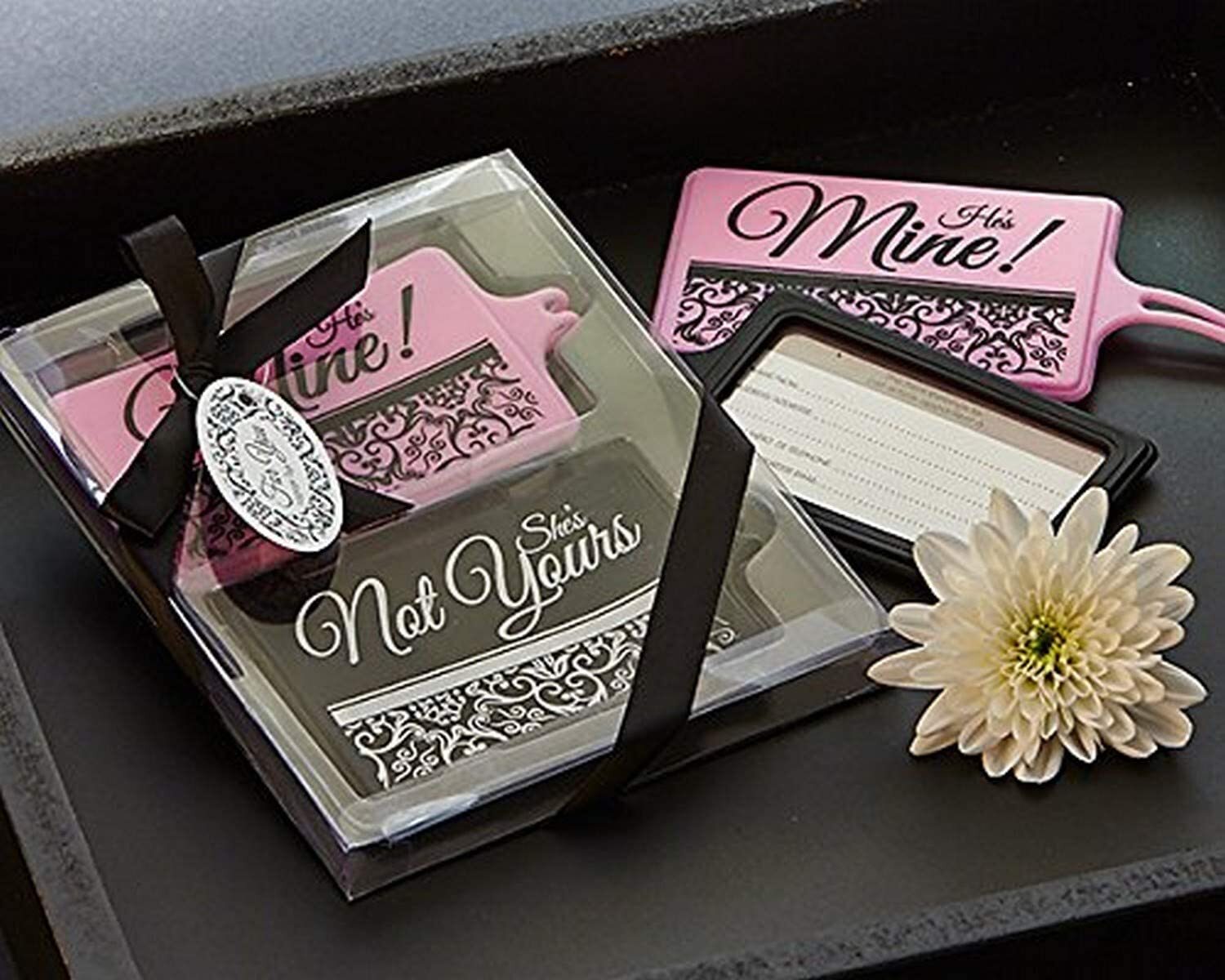 Mine Not Yours His & Hers Luggage Tag Set