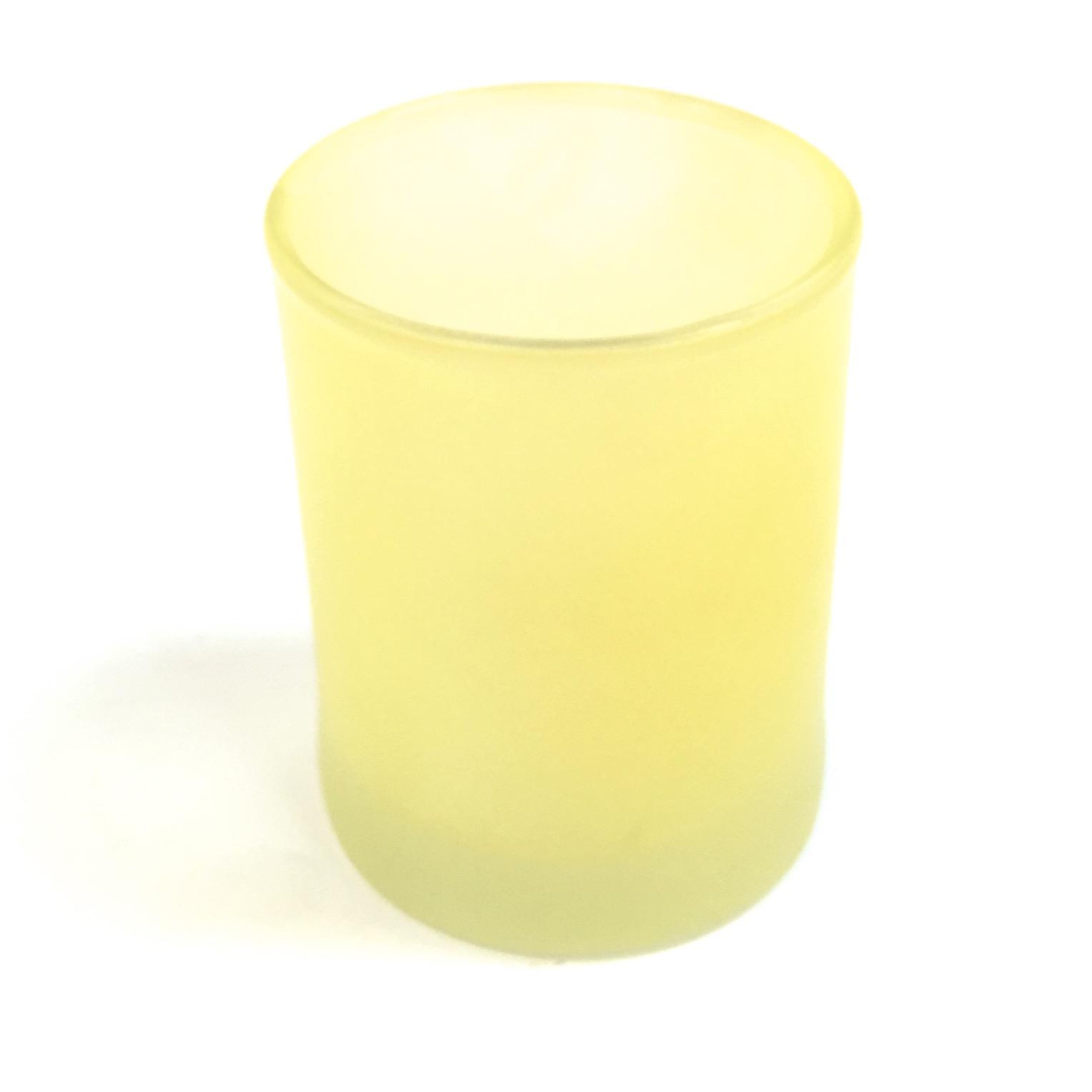 Yellow Glass Votive