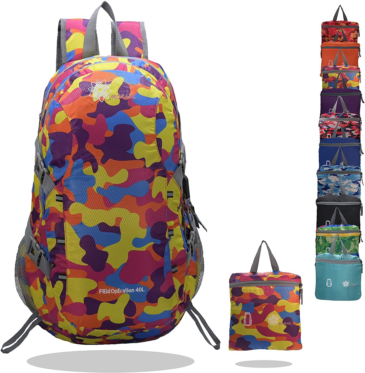 Camping Backpack - Yellow Camo