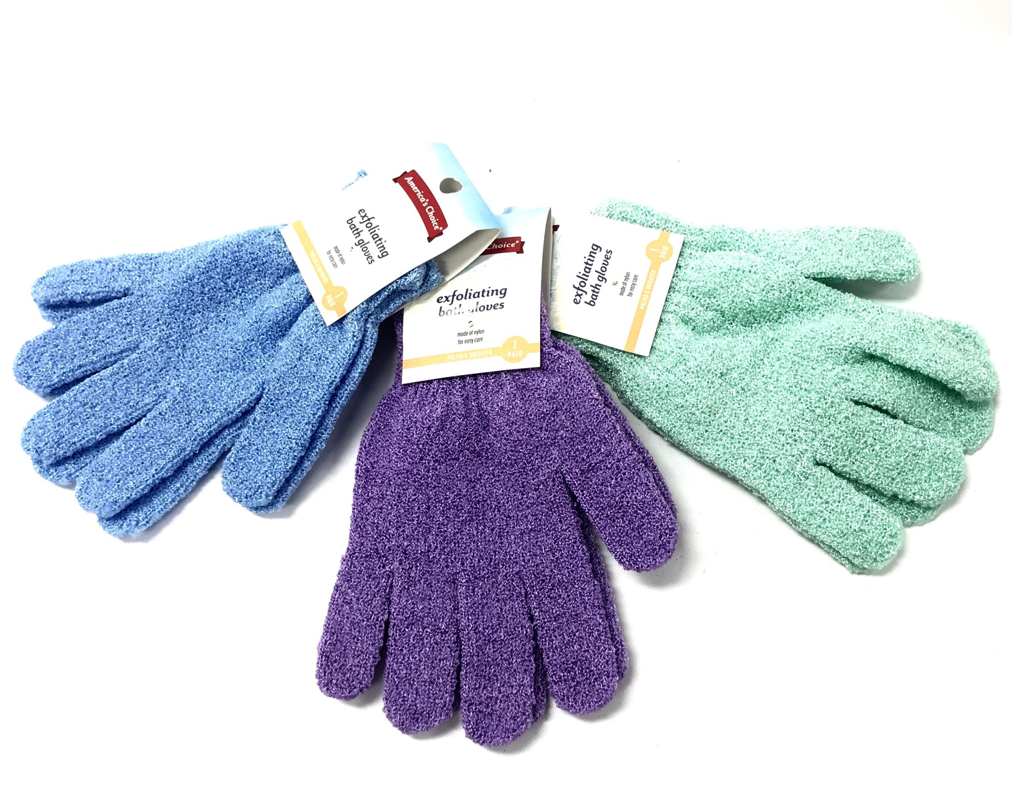 (image for) Exfoliating Wash Gloves Asst