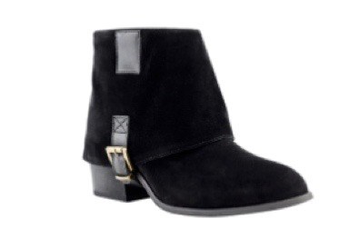 (image for) Folded Ankle Bootie Black (PPK)