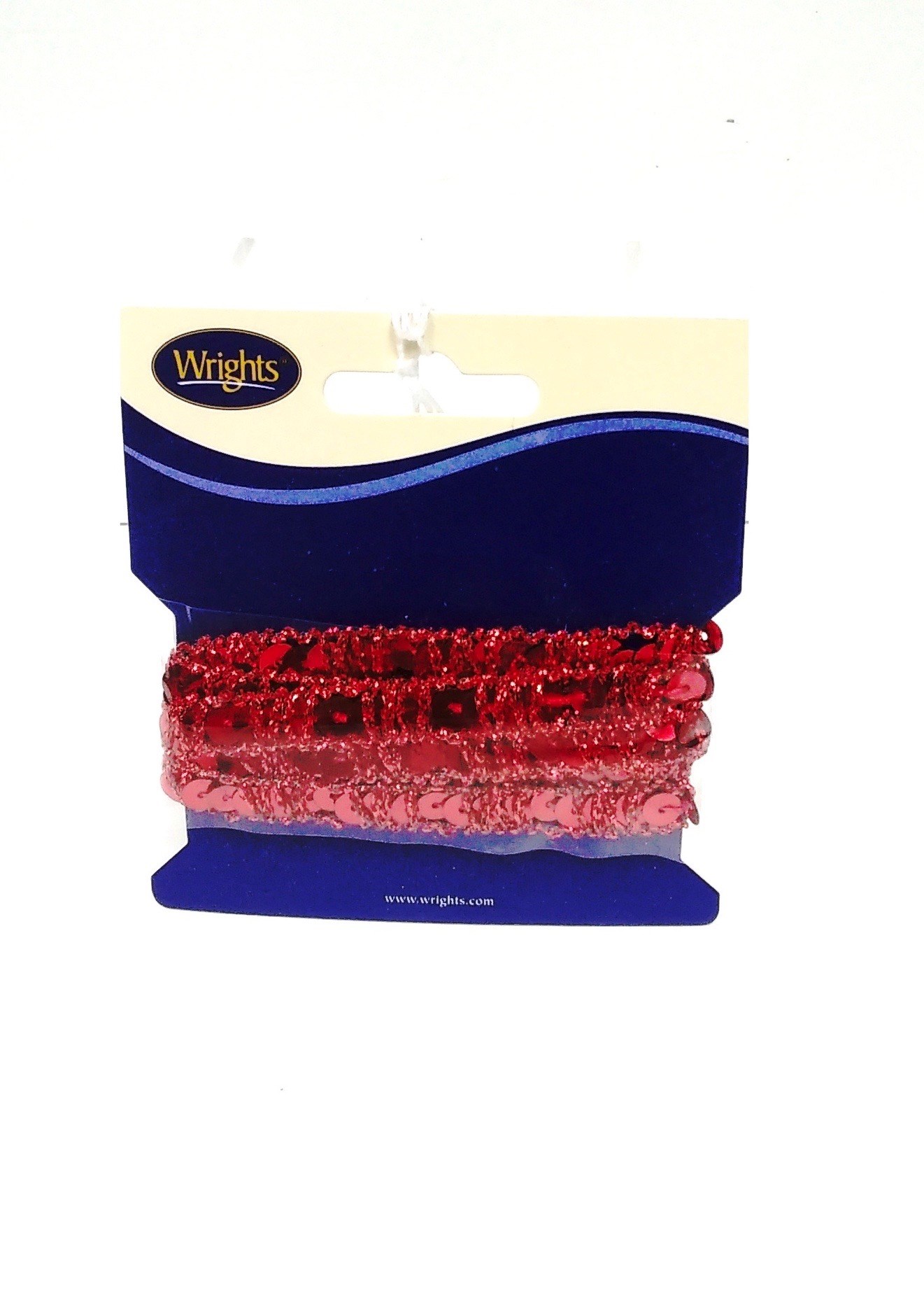 (image for) Stretch Sequin Trim - Red