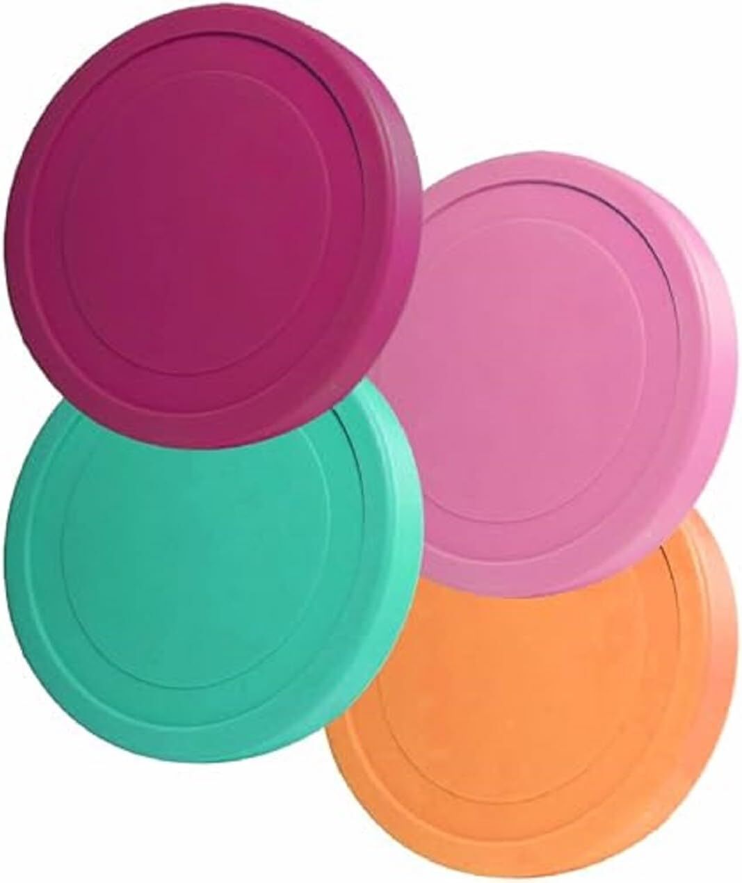 (image for) (2214) Ice Cream Round Lids Pack of 4 v2