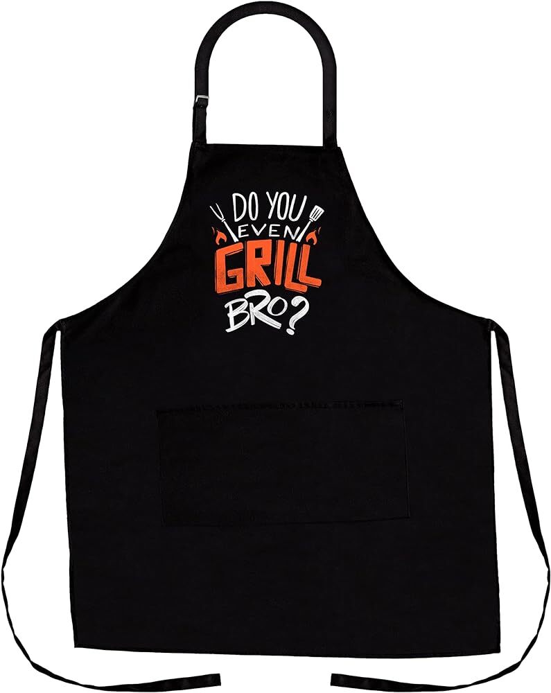 (image for) (D40) Apron - Do You Even Grill, Bro?