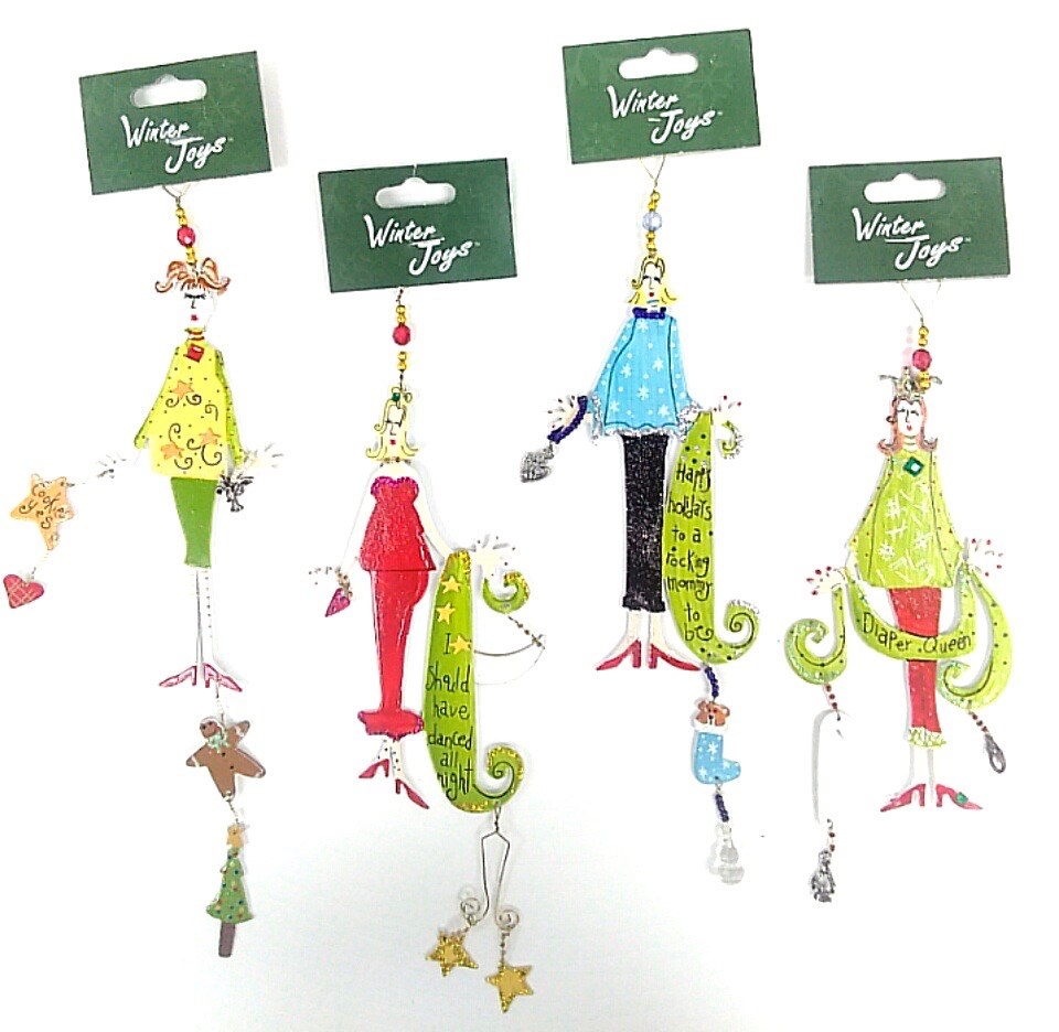 Tender Tidings Ornaments Set/4 (image for) Tender Tidings Ornaments Set/4