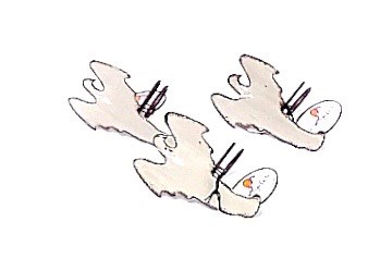(image for) Ghost Napkin Rings Set/4