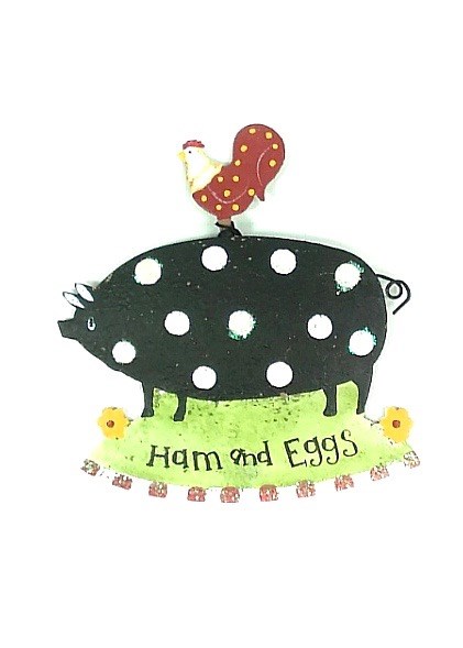 Ham & Eggs Pig Magnet