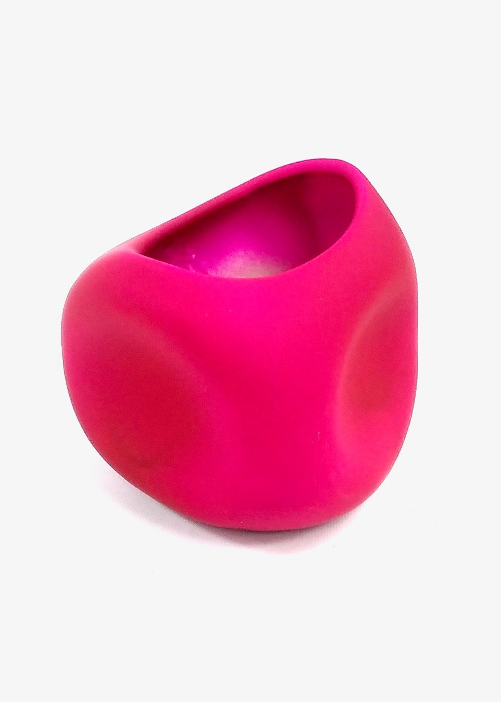 4" x 4" Vase Hot Pink