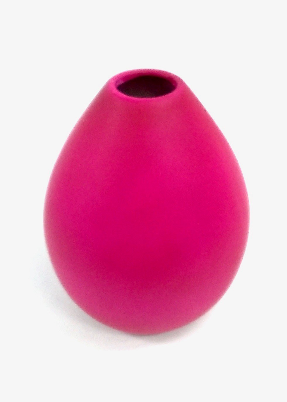 6.5" x 5" Vase Hot Pink